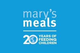 Stall media for Mary's Meals Charity