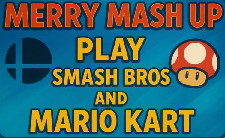 Stall media for Merry Mash Up