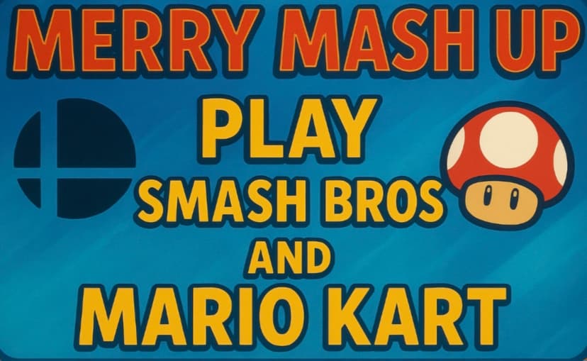 Stall media for Merry Mash Up